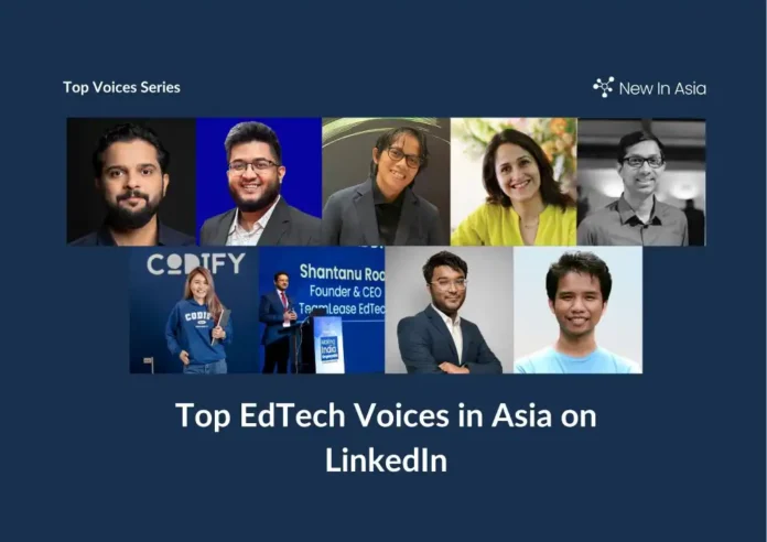Top EdTech Voices in Asia on LinkedIn