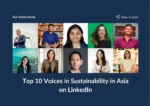 Top 10 Voices in Sustainability in Asia on LinkedIn