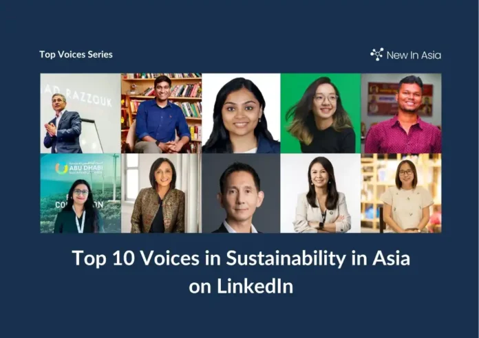 Top 10 Voices in Sustainability in Asia on LinkedIn